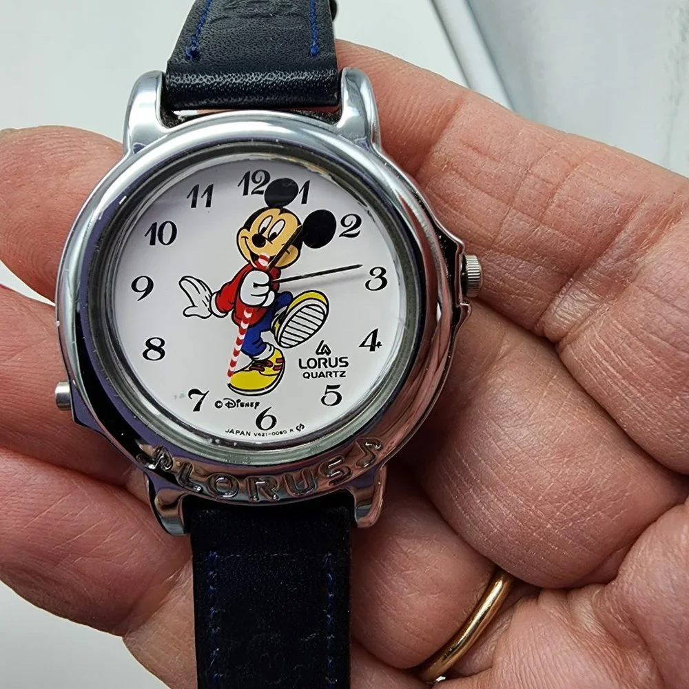 Lorus Disney Lot of Two Mickey Mouse Wristwatches